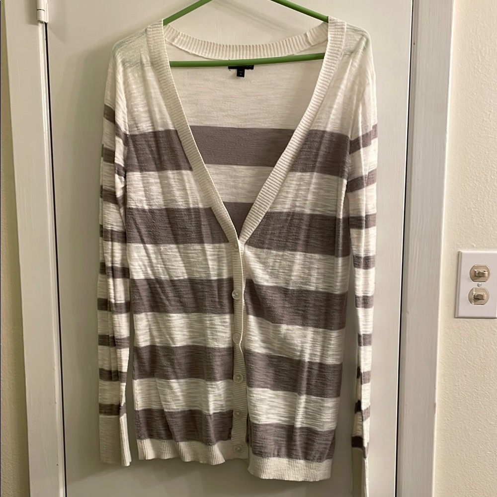 Express White Knit Sweater